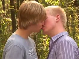 two blondes in the forrest